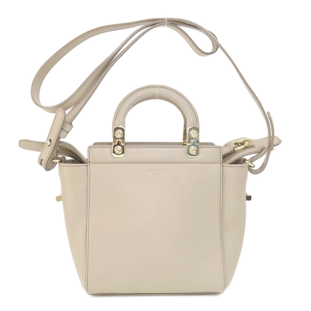 Givenchy 2way shoulder cream HDG bag tote